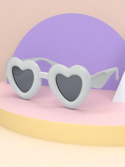 Royalfashion Ochelari de soare pentru copii în formă de inimă