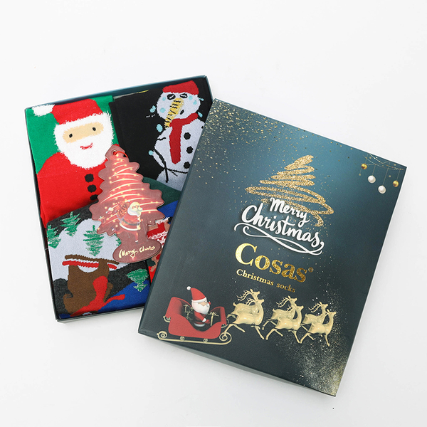 Șosete de Crăciun la cutie de 4/pachet - Lenjerie intimă