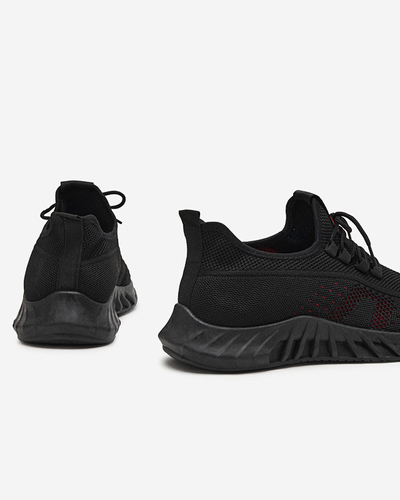 OUTLET Pantofi sport barbati Kertino negri si rosii - Incaltaminte