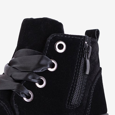 Cizme negre pentru copii Meveye - Încălțăminte