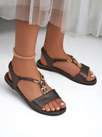 Royalfashion Damesandale met dekoratiewe bandjies Siena Glow