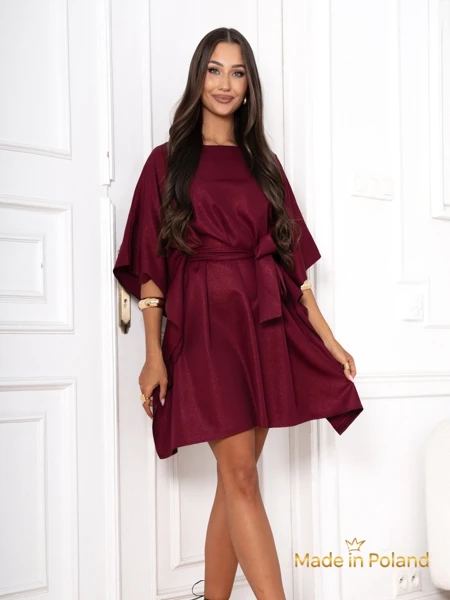 Aurelia Rochie Bordo Elegante