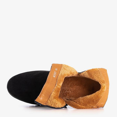 Cizme negre pentru femei pe stâlpul Ryoko - Încălțăminte