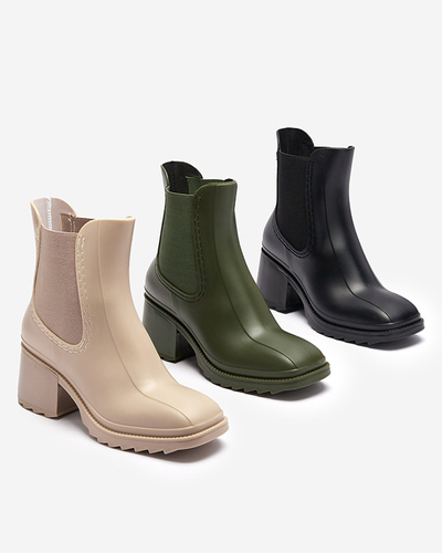 Cizme de damă verde închis Caldala- Footwear