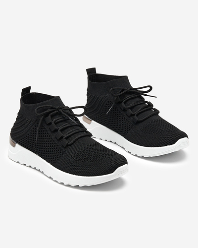 Nero Elegante Sneakerși Sport pentru Femei