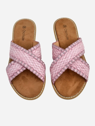 Sandale de femei Royalfashion cu bretele împletite Bornes