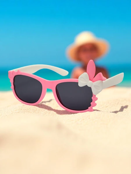 Royalfashion Ochelari de soare pentru copii cu decorațiuni Bunny Shine