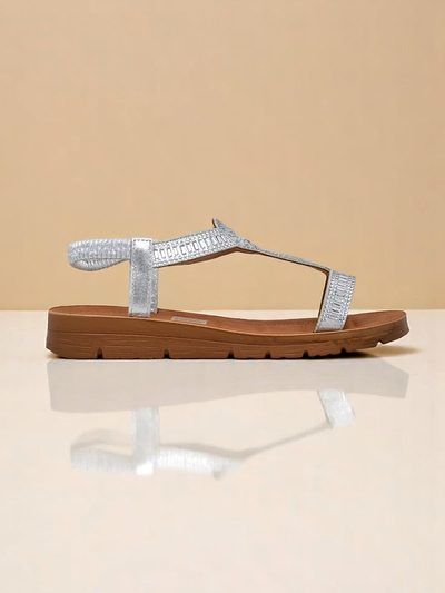 Royalfashion Sandale dama cu barete decorative Ava Shine