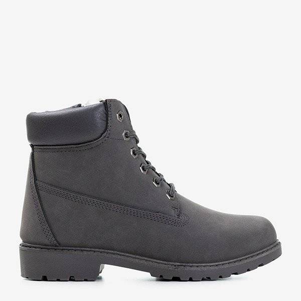 OUTLET Trappers gri închis Adeline - Încălțăminte