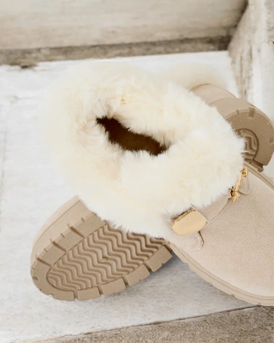 Royalfashion Cizme scurte pentru femei a'la cizme de zăpadă Dobis