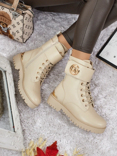 Botine workery dama cu decorațiuni Lorice