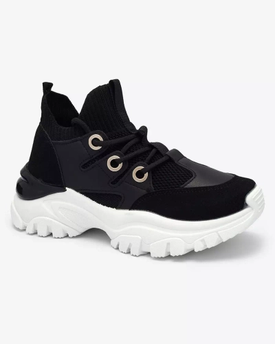 Adidași sport de damă de culoare neagră Hasola- Footwear