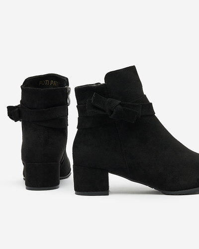 Royalfashion Cizme stiletto joase pentru femei negre Referra