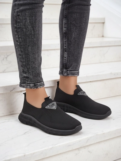 Royalfashion Women's Slip-on Fabric Sports Shoes Serra