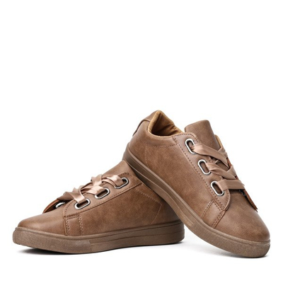 OUTLET Adidași maro din piele ecologică Rumba - Încălțăminte