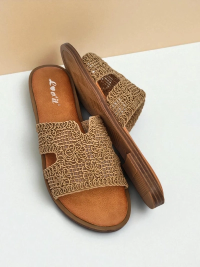 Rpyalfashion Sandale de damă cu bareta decorativă Braida