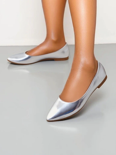 Royalfashion Balerini din patent pentru femei Aramiese