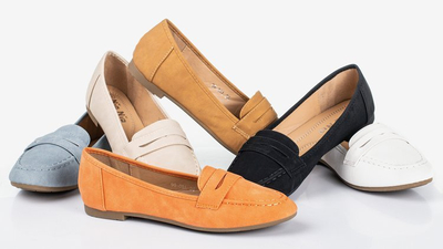 Mocasini pentru femei Roselle portocalii - Încălțăminte