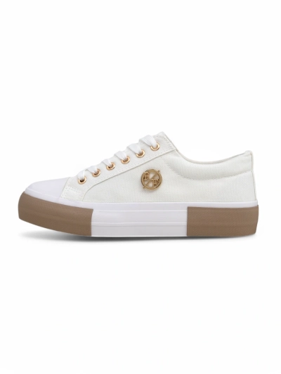 Adidași albi de damă Aurelio Canvas