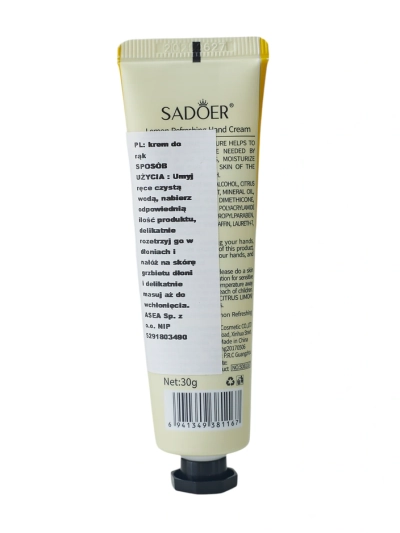 Crema pentru Mâini Sadoer Lămâie 30 g
