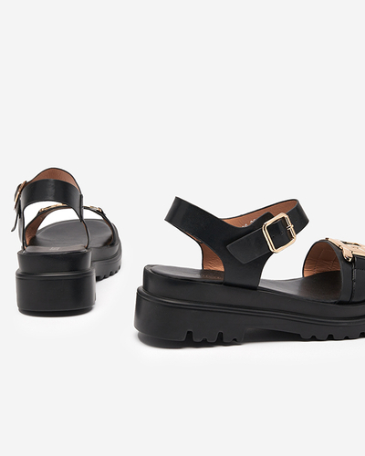 Sandale dama negre Blascita - Incaltaminte