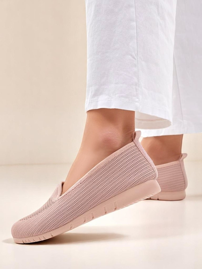 Royalfashion Mocasi din material pentru femei Caerit