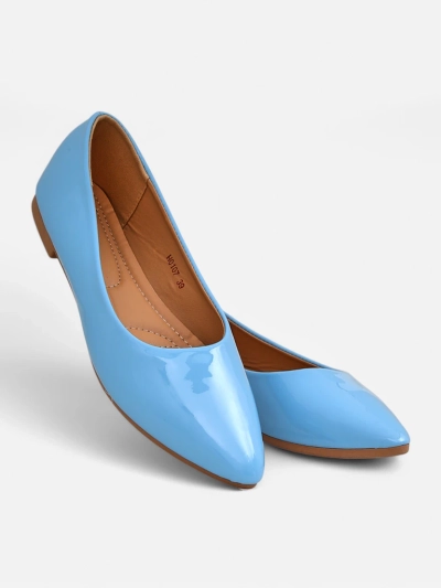 Royalfashion Balerini pentru femei din piele sintetică lacuită Aramiese
