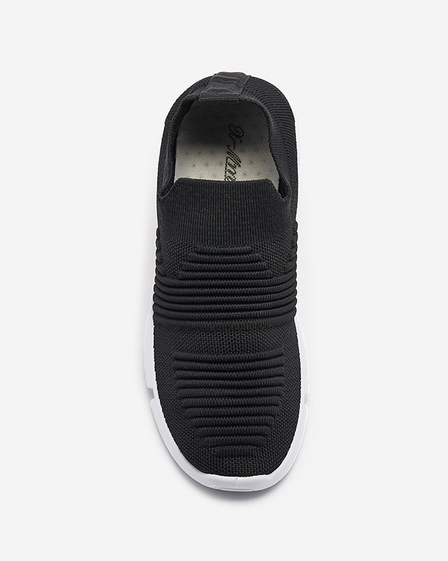 Pantofi sport slip-on de damă de culoare neagră Kollug- Footwear