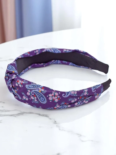 Royalfashion Molly Twist bentita împletită cu model