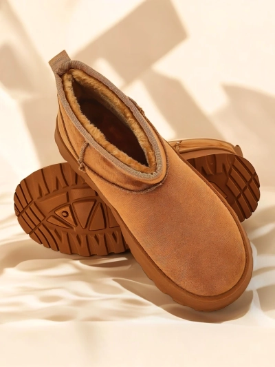 Royalfashion Încălțăminte scurtă asemănătoare cu cizmele de zăpadă pentru femei Fortesse