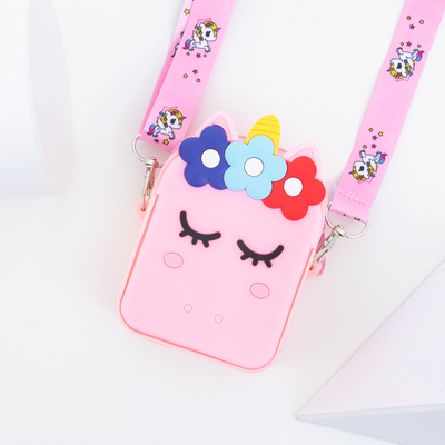 Geantă de mână roz unicorn - Genti de mână