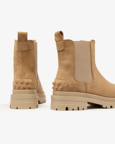 Royalfashion Cizme izolate de damă în culoarea camel Comfy Walk