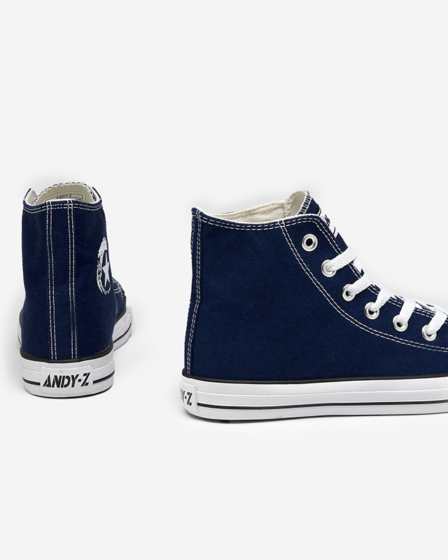 Tenisi Garet de damă bleumarin - Încălțăminte