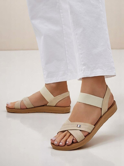 Sandale de damă Royalfashion cu elastic Zerefis