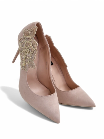 Royalfashion Tocuri stiletto pentru femei cu flori Sollabe