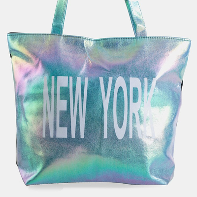 Geantă mare pentru femei albastră - Genti de mână