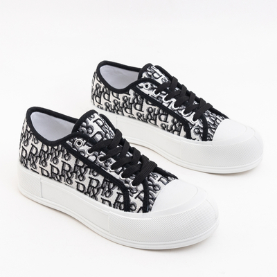 Adidași pentru femei cu model negru Mieko - Încălțăminte