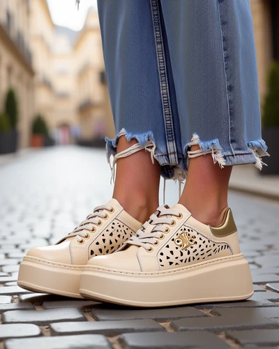 Royalfashion Sneakers sport perforate pentru femei Jovixi