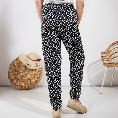 Pantaloni pentru femei cu model PLUS SIZE - Îmbrăcăminte