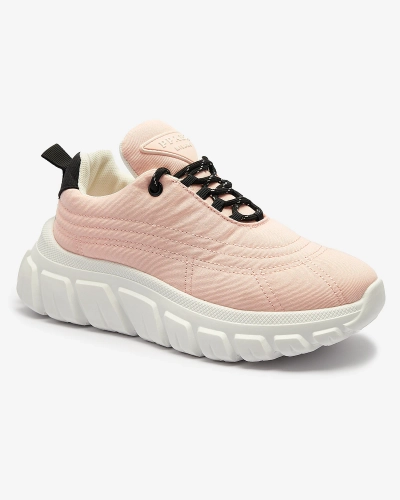 Pantofi sport din material textil pentru femei roz deschis Riotay- Footwear