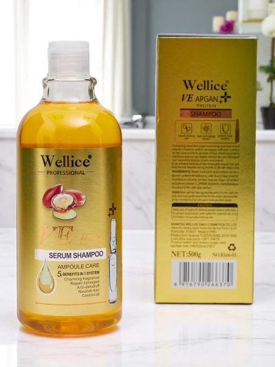 Șampon profesional pentru păr cu ulei de argan – Hidratare intensivă și netezire a părului 5-în-1