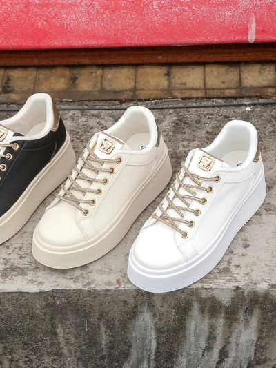 Royalfashion Pantofi sport pentru femei cu șnururi decorative Eone