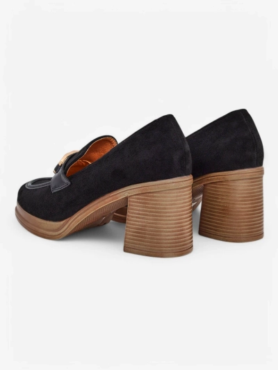 Mocasi de damă Royalfashion pe tocul bloc Qeroy