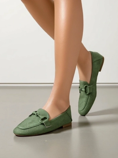 Royalfashion Loafers perforate pentru femei Laamba