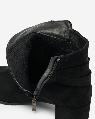 Royalfashion Cizme stiletto joase pentru femei negre Referra