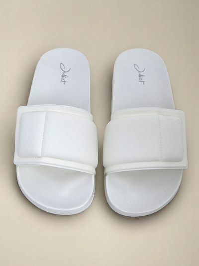 Royalfashion Damskie klapki na płaskiej podeszwie FlexiWalk