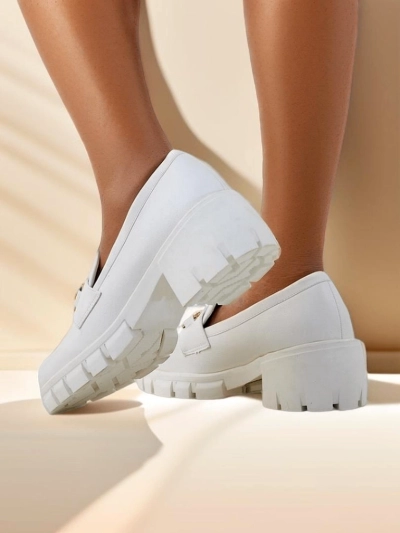 Mocasi de damă Royalfashion cu toc mic Tollere