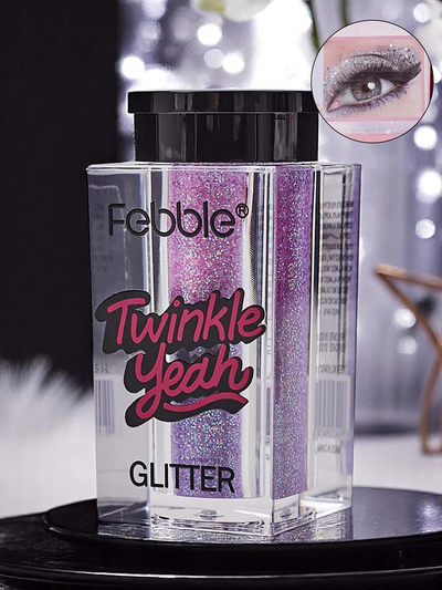 Strălucire violet sclipitoare Yeah Twinkle pentru față și corp