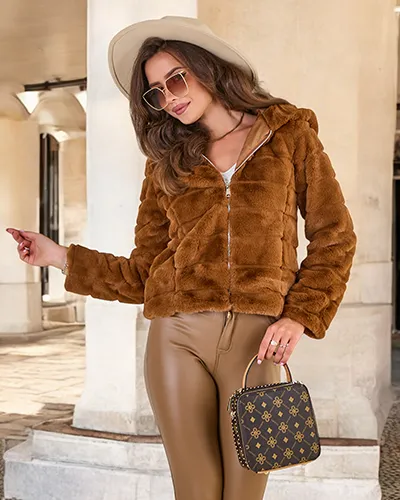 Royalfashion Jachetă imitație blană pentru femei