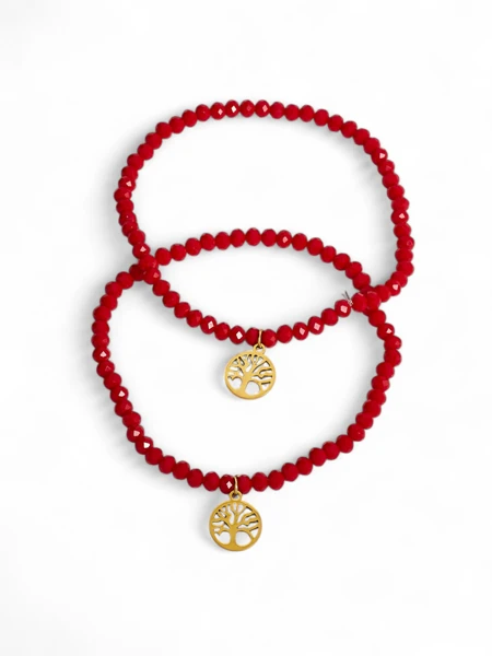 Royalfashion Două Brățări de damă cu pandantiv copac